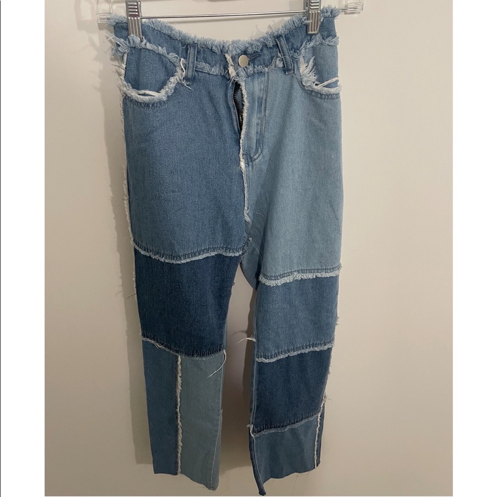 Colourful Natalie Patchwork Jeans